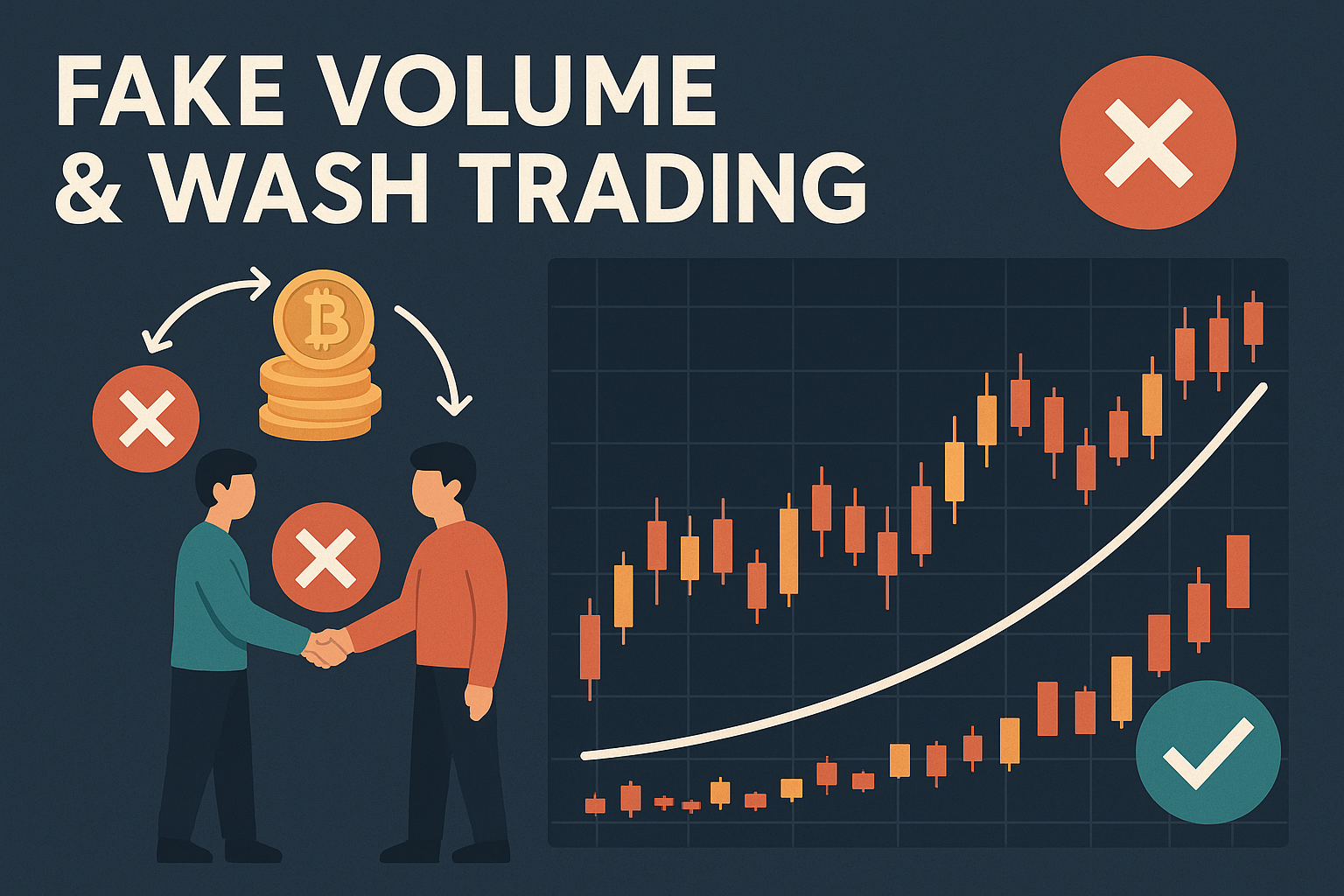 Фейковые объёмы и wash trading в крипте: как отличить реальную ликвидность