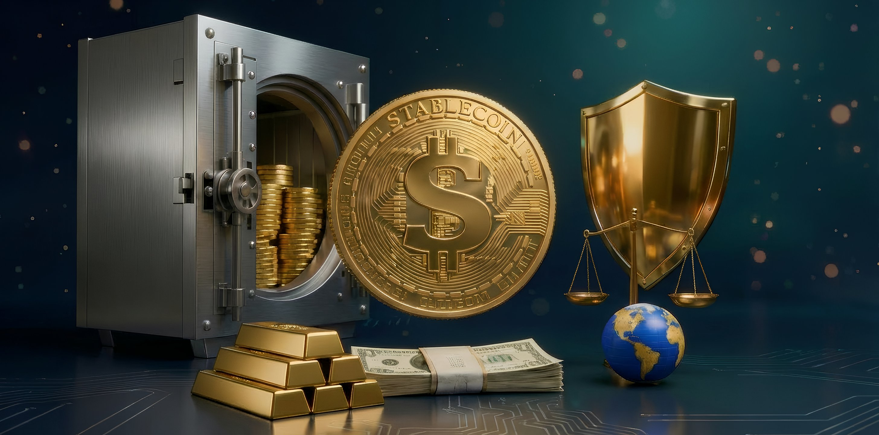 Guía de stablecoins: tipos, ejemplos, regulación y riesgos de la paridad 1:1.
