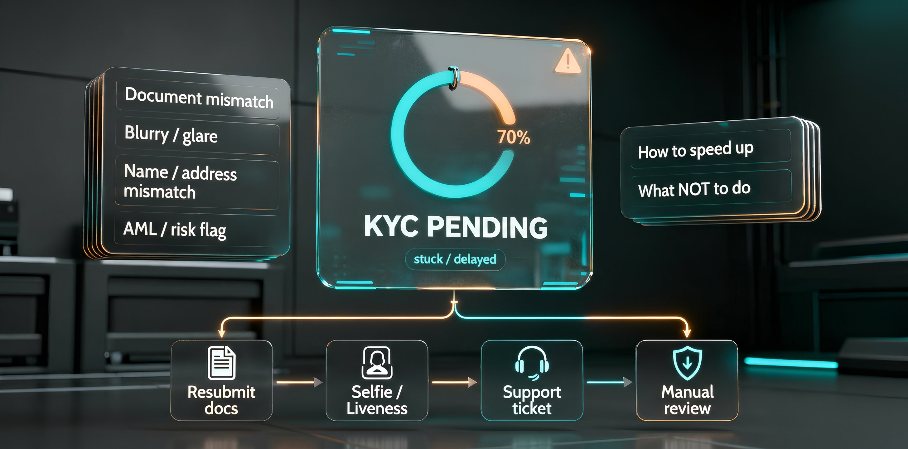 Что делать, если завис KYC на криптобирже