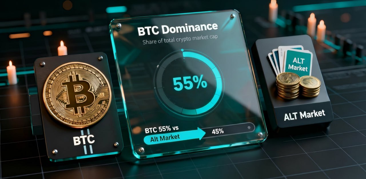 Доминирование биткоина над альткоинами