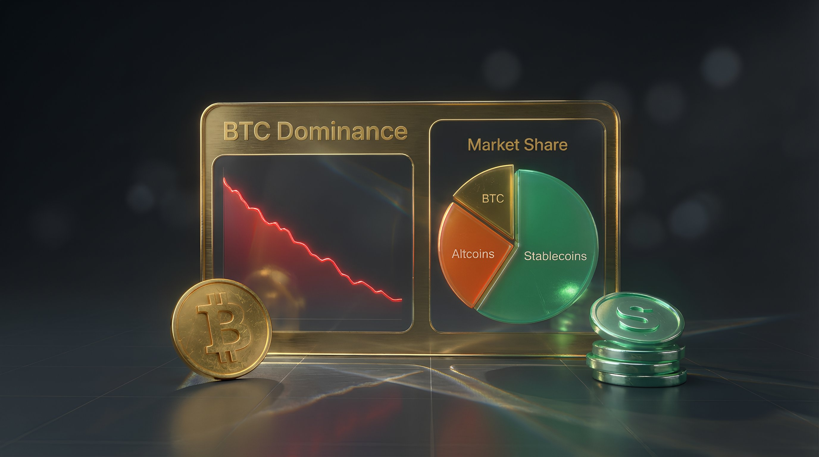 Падение BTC dominance