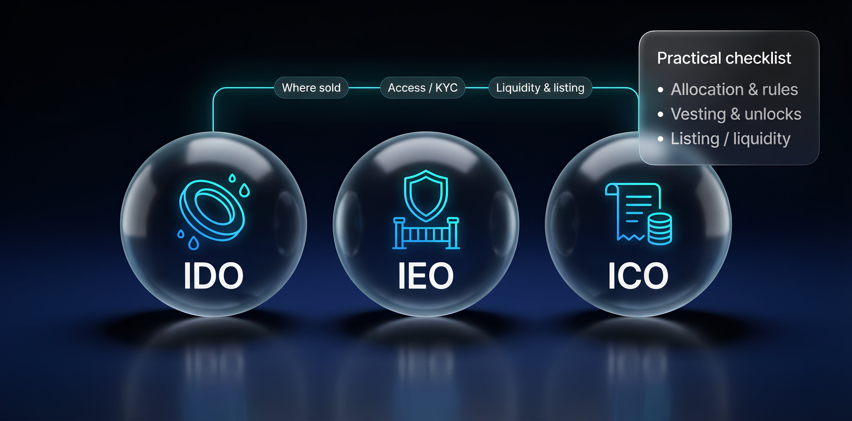 IDO, IEO и ICO: в чём разница на практике и что выбрать инвестору