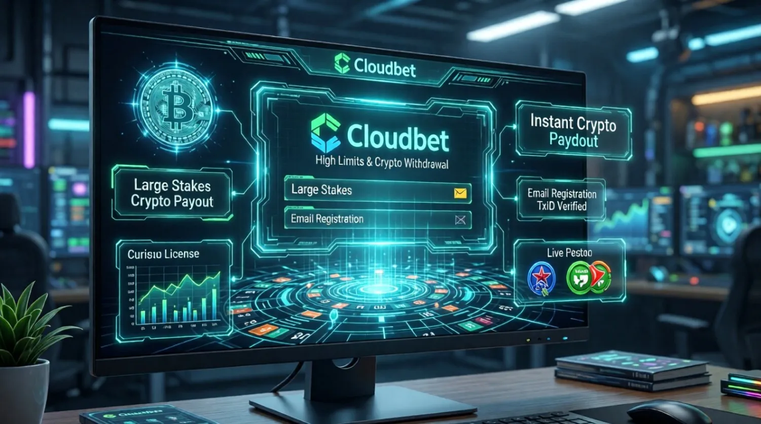 Cloudbet отзывы — крупные лимиты, вывод криптовалюты и регистрация без обязательного KYC