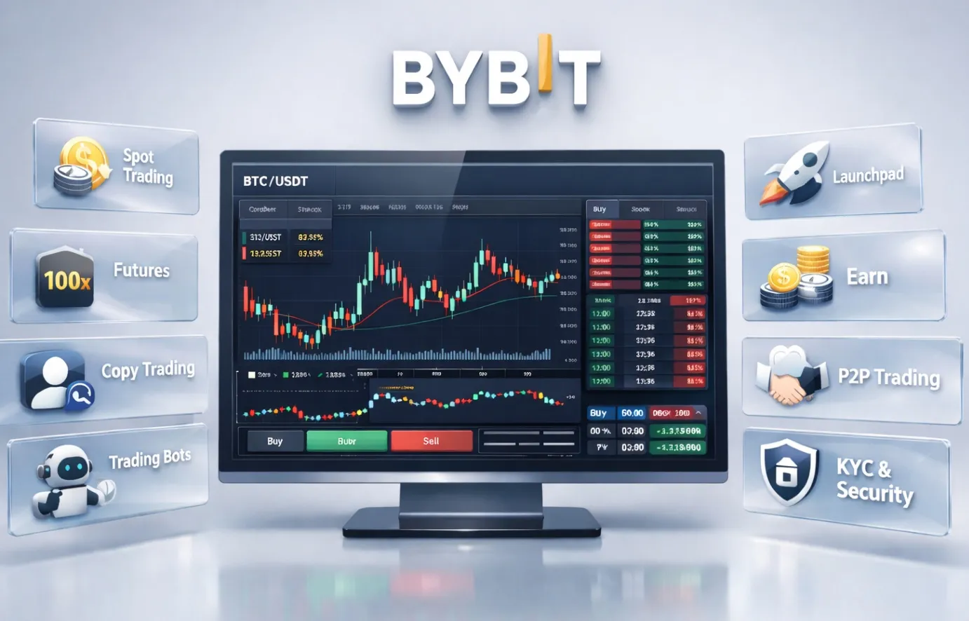 Интерфейс криптобиржи Bybit