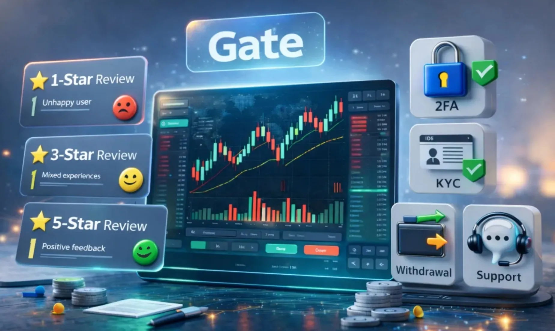 Криптобиржа Gate с отзывами