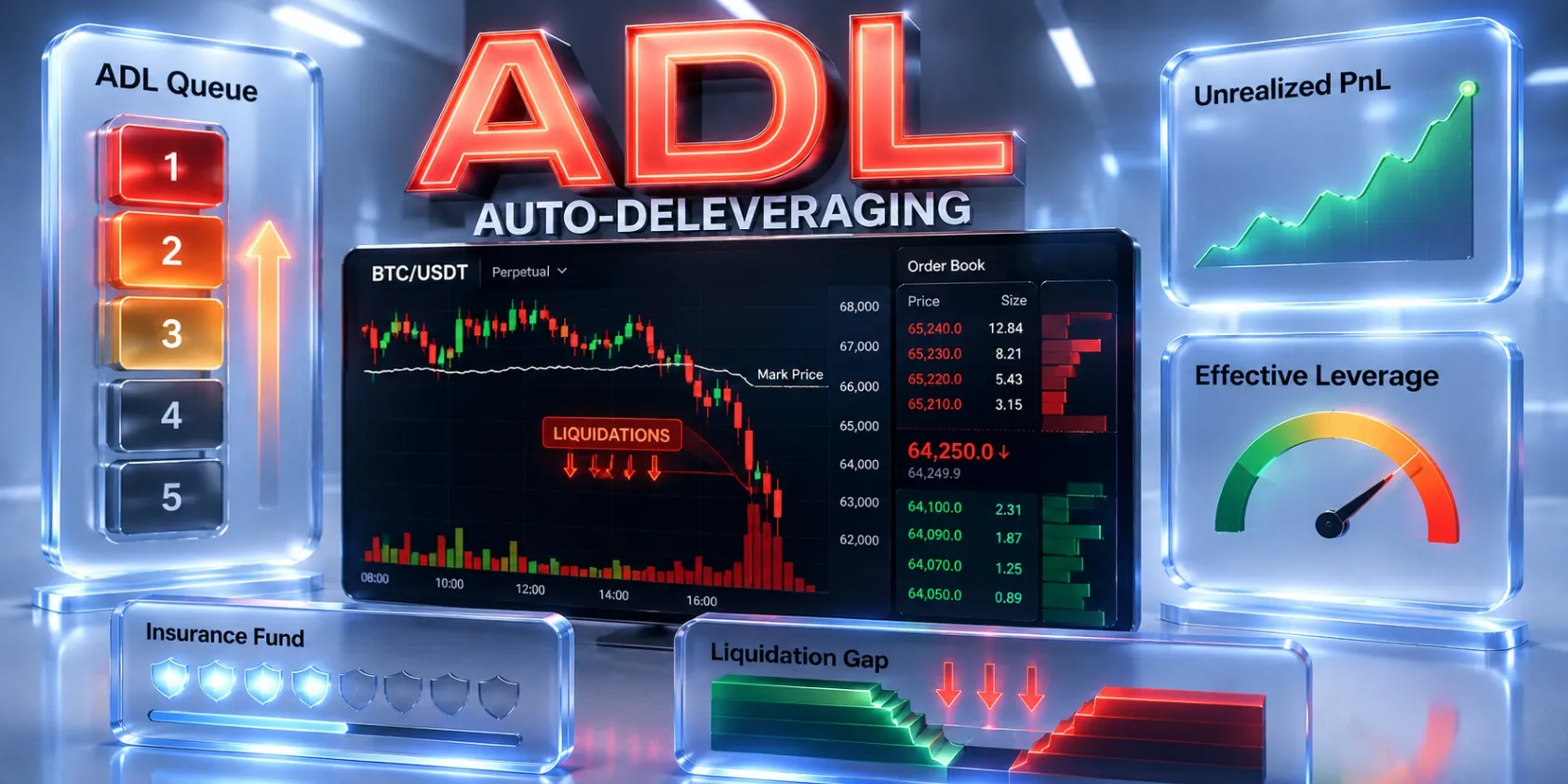 Схема ADL, индикатор авто-делевериджинга на фьючерсном рынке